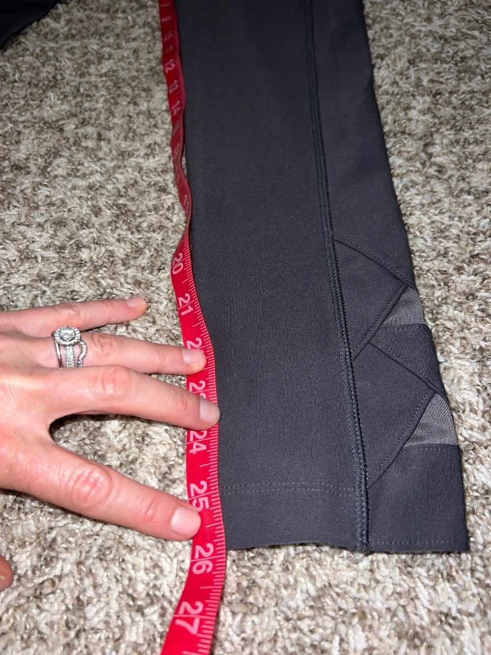 Mondetta Performance + LUXURY High-Rise Leggings- Pockets & Ankle Detailing Sz M - Picture 8 of 11
